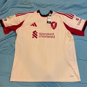 Liverpool FC adidas Mohamed Salah Mens 25/26 Away Kit - Size XL - JV6487